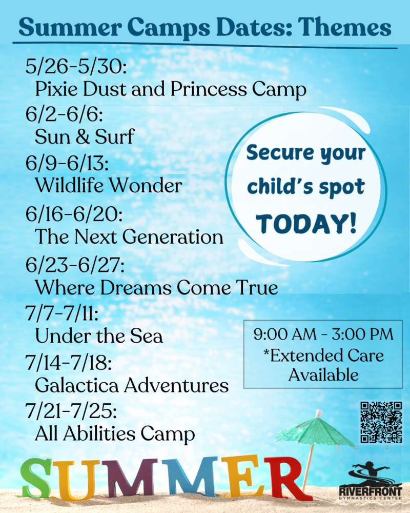 Summer Camp 2025 Dates & Themes